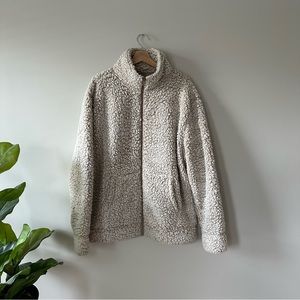 Express Sherpa zip up jacket